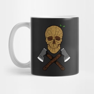 Skull Wood Mug